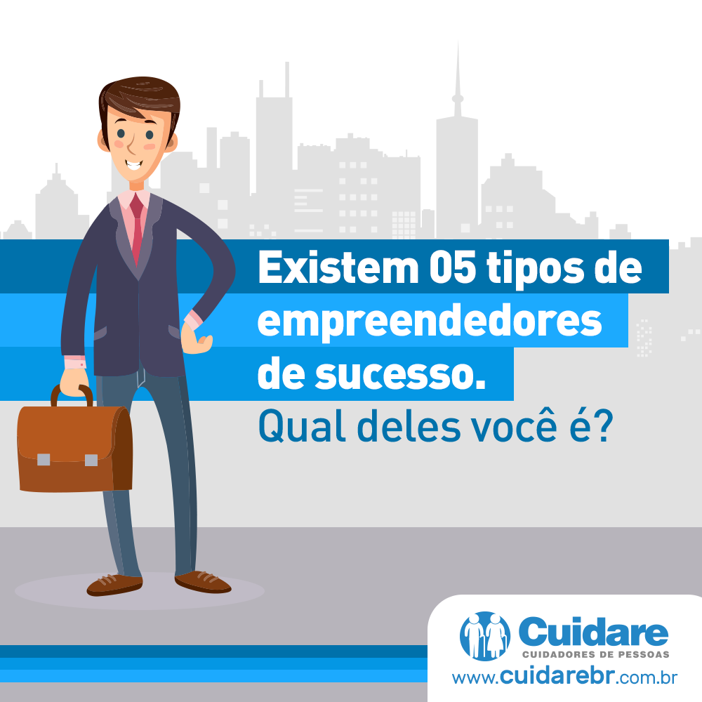 Os Tipos De Empreendedores Que Existem No Mundo Dos Neg Cios Cuidare Cuidadores De Pessoas