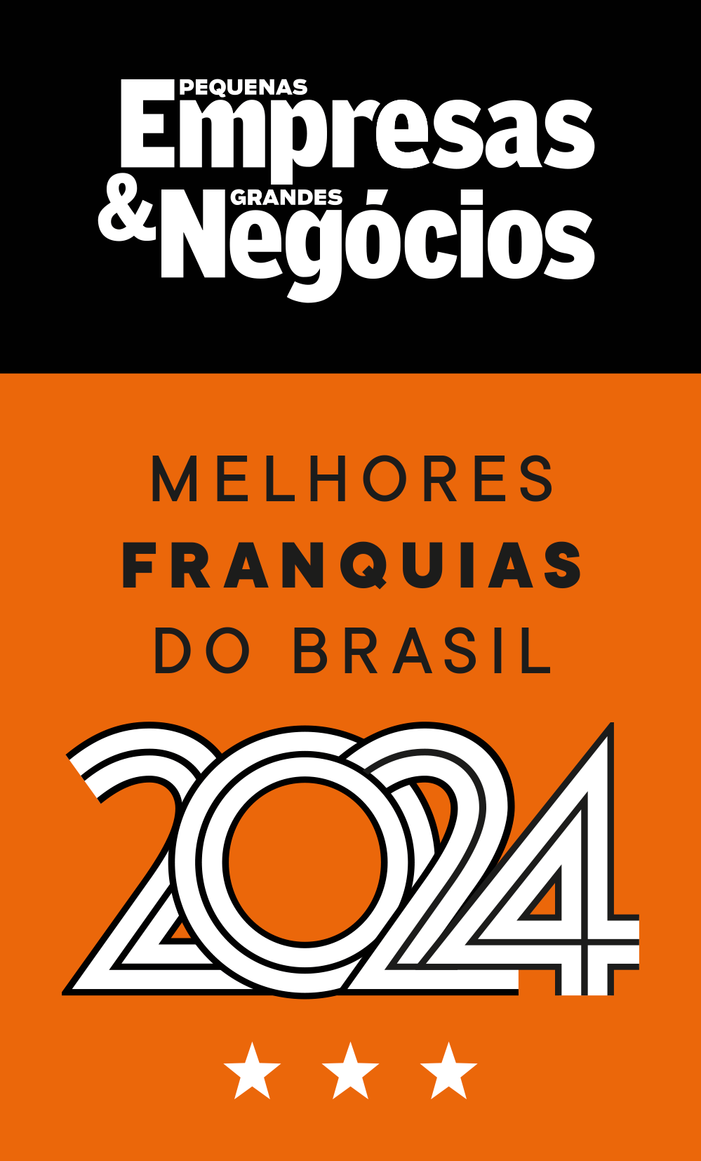 Selo - Melhores Franquias do Brasil 2024